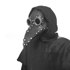 Medieval Plague Doctor Bird Beak Mask Halloween Steampunk Costume
