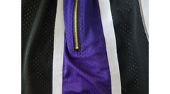 Classic Kings Sports Pants with Zip Pockets Mesh Basketball Shorts Embroidered