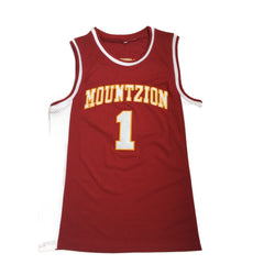 Tracy McGrady #1 Mount Zion High School Basketball Jersey Red