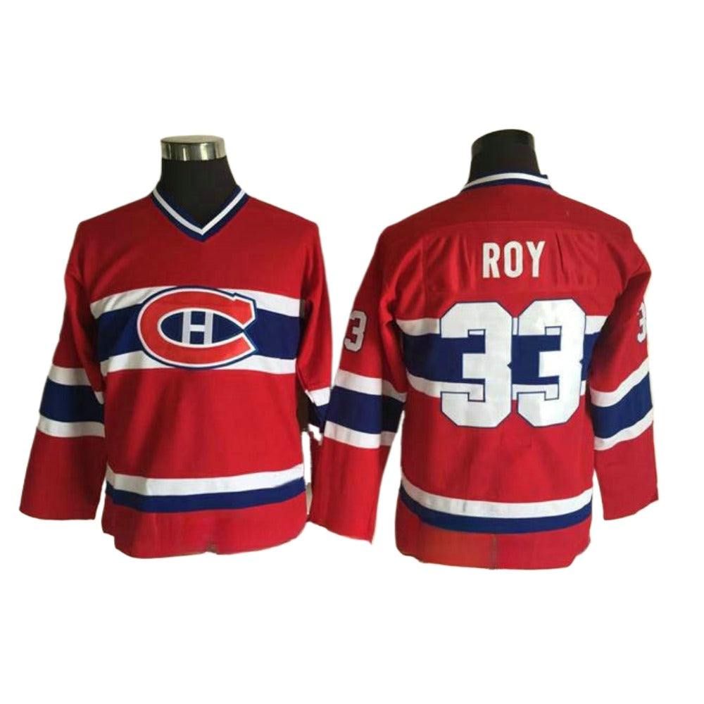 Custom Children Size Ice Hockey Jersey Chicago Flames Canadiens USA Team for Youth