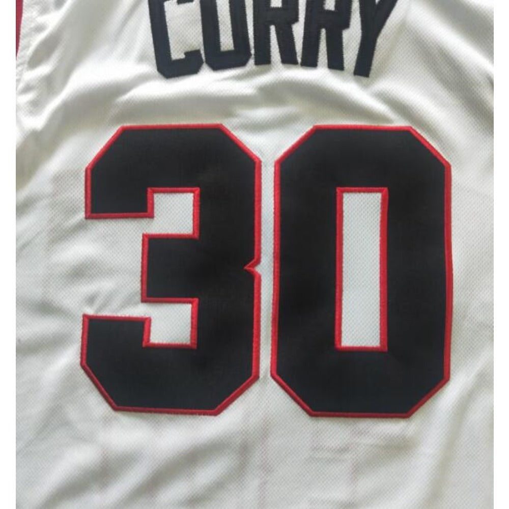 Stephen Curry #30 Davidson College Basketball Jersey White
