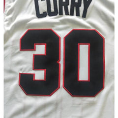 Stephen Curry #30 Davidson College Basketball Jersey White