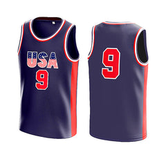 Kids Youth Classic Throwback Dream Team #9 USA Basketball Jersey