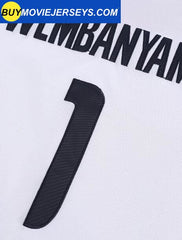 Victor Wembanyama #1 Mets France Basketball Jersey White