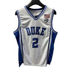 Cooper Flagg #2 Duke College Basketball Jersey - White Embroidery