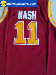 Steve Nash #11 Santa Clara Basketball Jersey