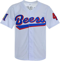 Joe Cooper #44 Milwaukee Beers Baseball Jersey