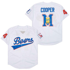 Joe Cooper #44 Milwaukee Beers Baseball Jersey
