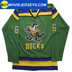 The Mighty Ducks Movie Hockey Jersey #66 Gordon Bombay