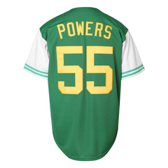Men #55 Kenny Powers Charros Movie Baseball Jersey Stitched Green