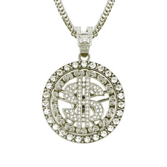 America Dollar Hip hop Long Chain Necklace Jewelry For Woman Men