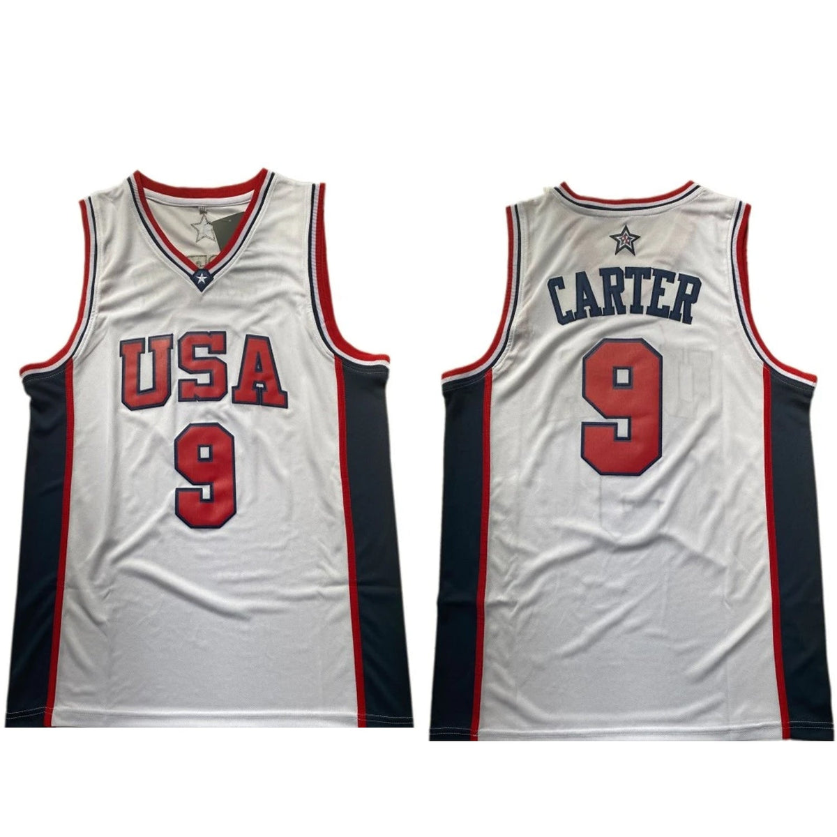 Vince Carter Jersey #9 USA Dream Team Throwback Basketball Jerseys