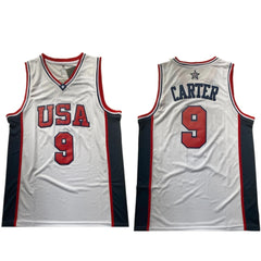 Vince Carter Jersey #9 USA Dream Team Throwback Basketball Jerseys