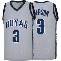 Hoyas Allen Iverson #3 University of Georgetown Basketball Jersey
