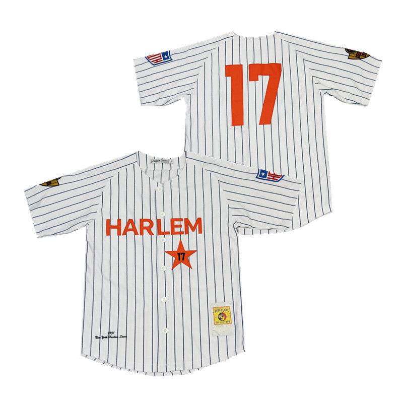 90s Classic Retro Vantage Harlem #17 Baseball Jersey Legendary