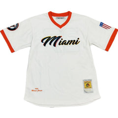 Retro Vantage Miami Giants 1930s Short-sleeved Men's Embroidery Baseball Jersey