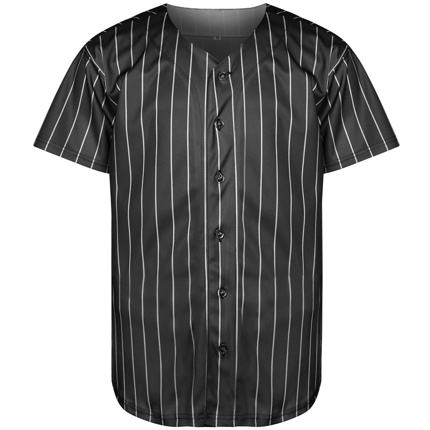 Baseball Jersey Solid Color Empty Version Jersey Training Baseball Uniform for Men