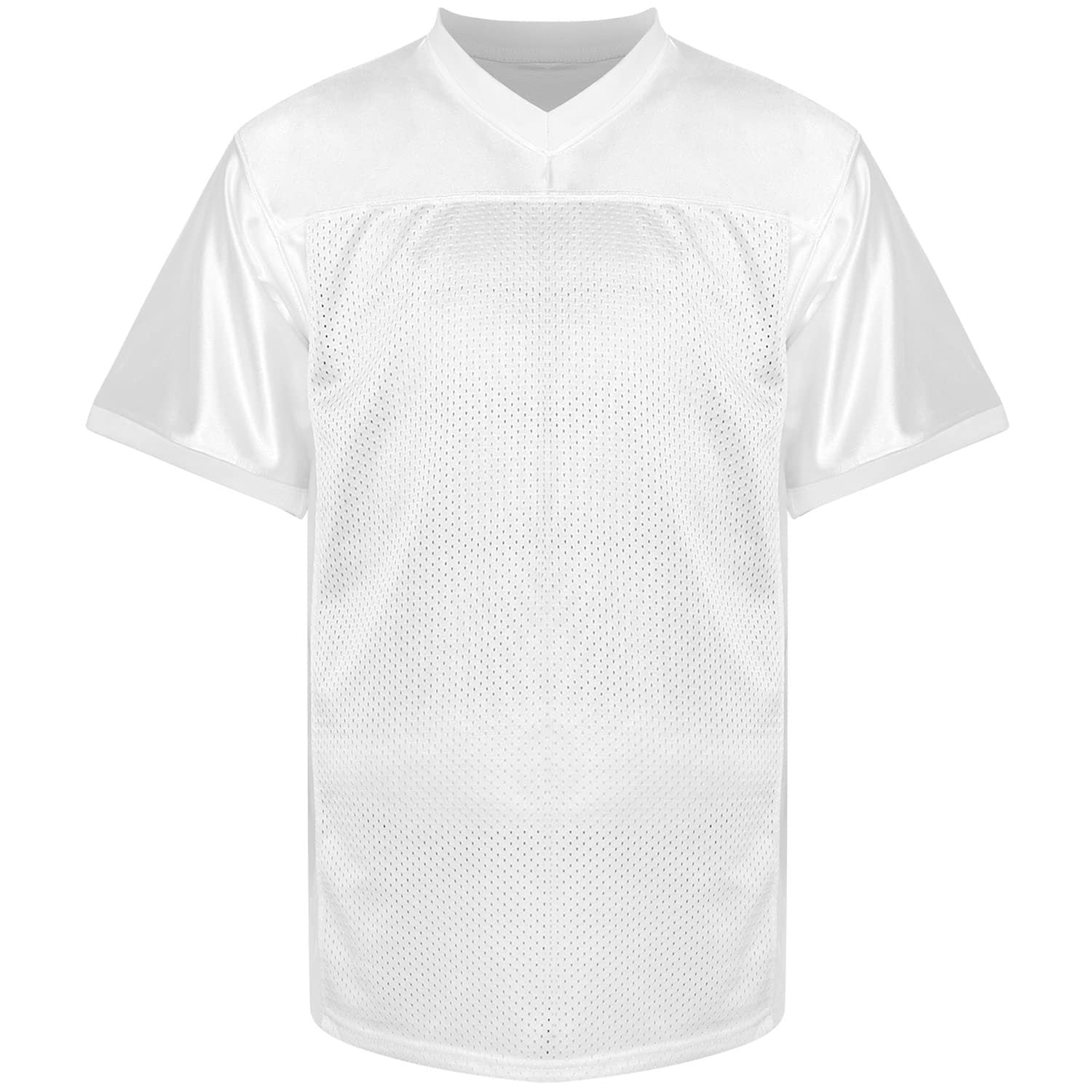 Plus Size Blank America Football Jersey Shirt Mesh Training Jersey for Men