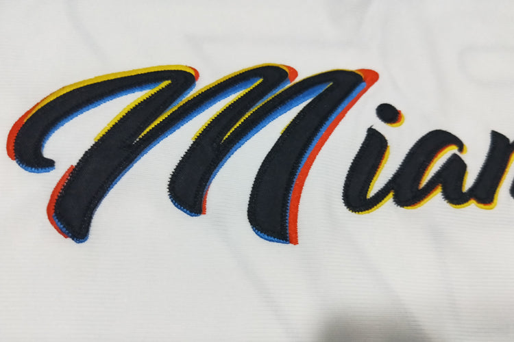 Retro Vantage Miami Giants 1930s Short-sleeved Men's Embroidery Baseball Jersey