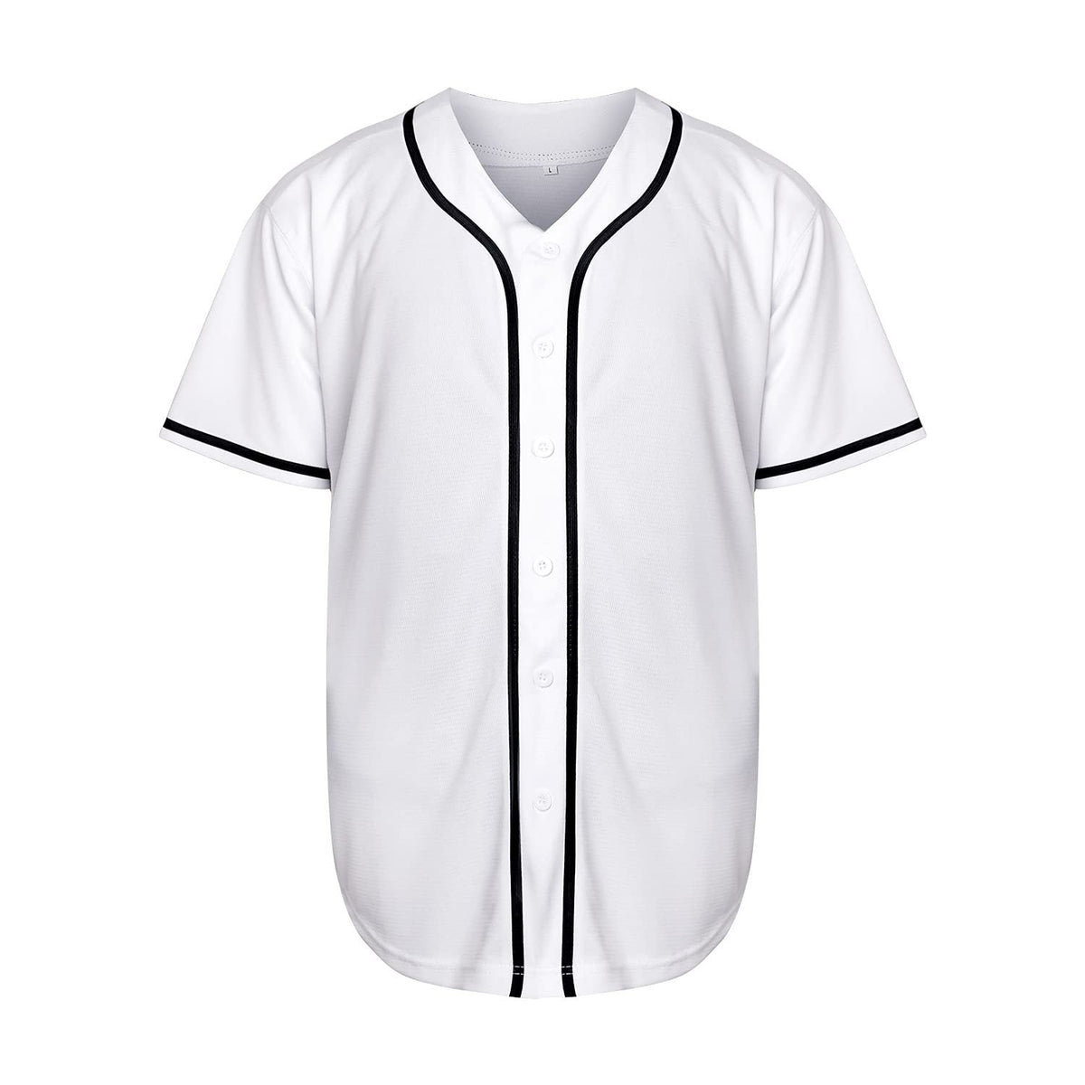 Baseball Shirt Solid Color Blank Empty Version Jersey Training Baseball Uniform for Men