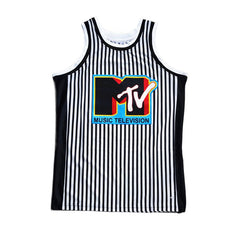 American MTV 1981 Retro Rock and Roll Basketball Jersey