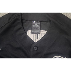 Michael Jordan  #45 Button Down Baseball Jersey - Black