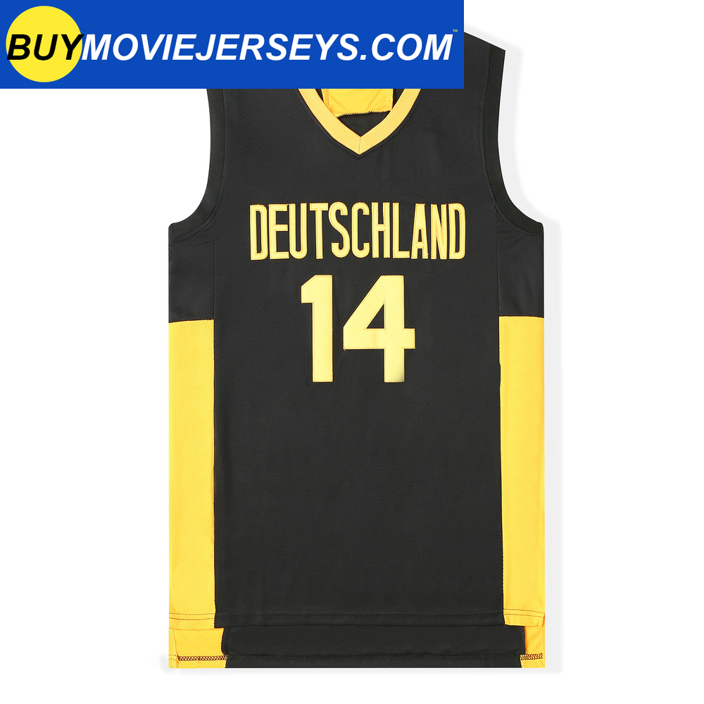 Dirk Nowitzki #14 Wurzburg Germany Basketball Jersey