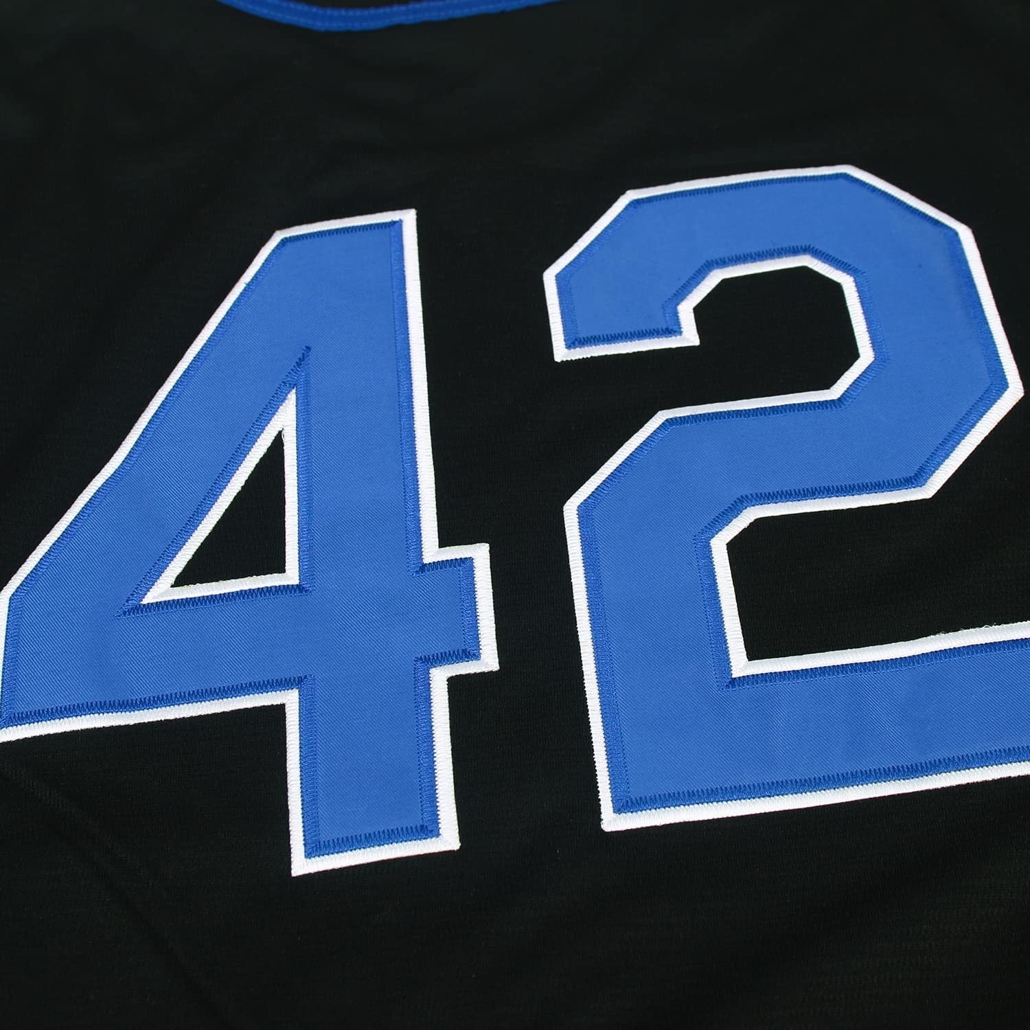 Retro Vantage Black Legend #42 Baseball Jersey Sewn S, M, L, XL,2XL,3XL
