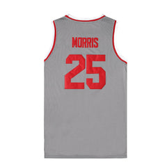 The Bell Zack Morris #25 Bayside Tigers Basketball Jersey Stitched Gray